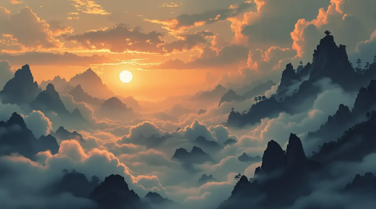 调教妻子首屏 - 水墨山水的世外桃源意境